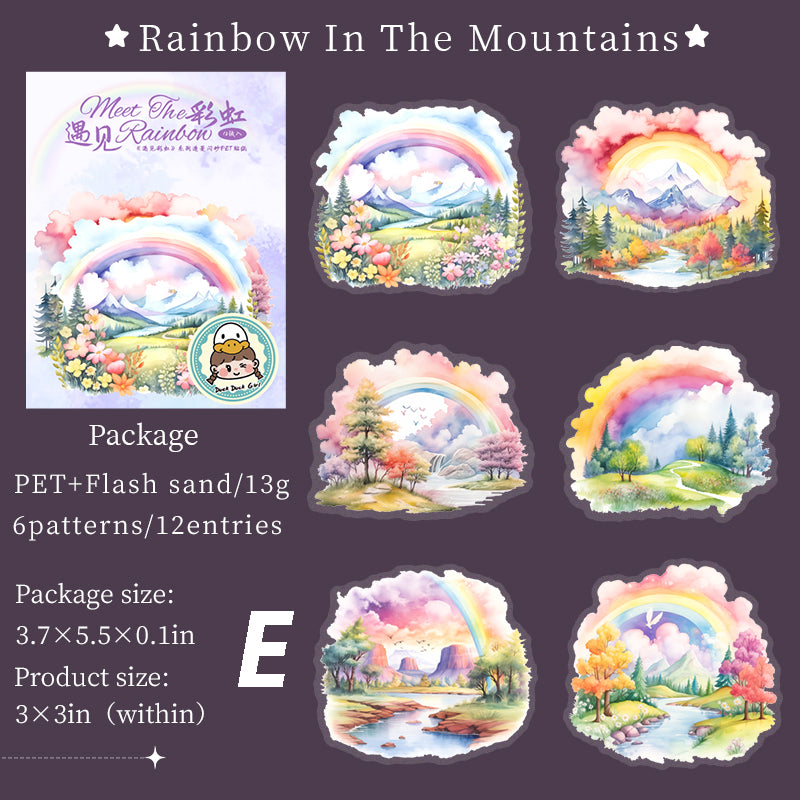 Meet The Rainbow Sticker 12pcs