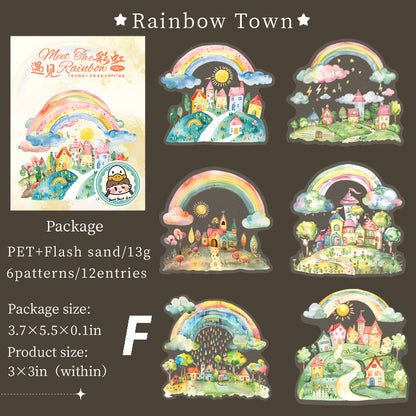 Meet The Rainbow Sticker 12pcs