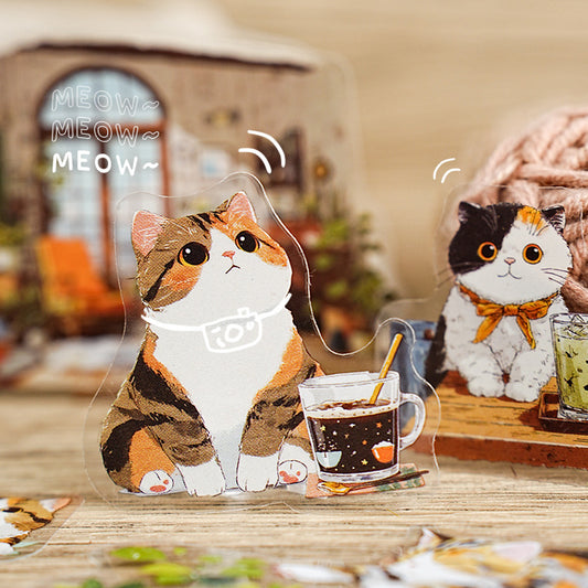 Meow Meow's Daily Life Sticker 15pcs
