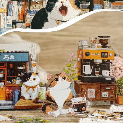 Meow Meow's Daily Life Sticker 15pcs