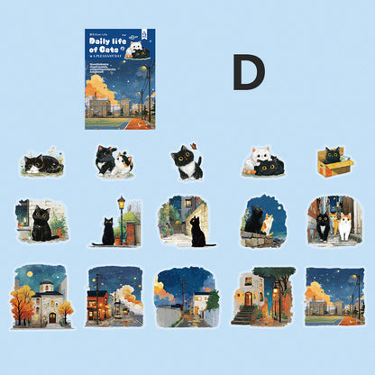 Meow Meow's Daily Life Sticker 15pcs