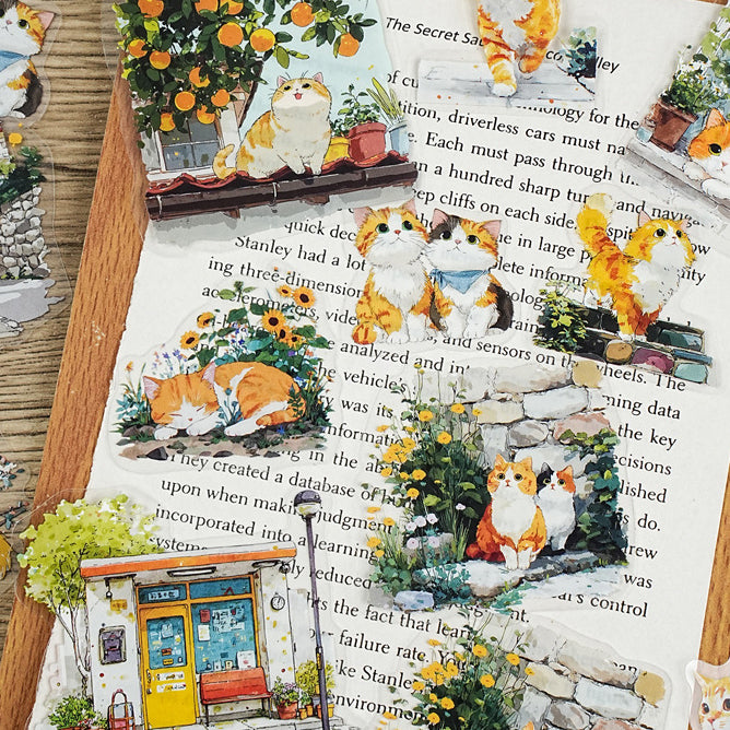 Meow Meow's Daily Life Sticker 15pcs