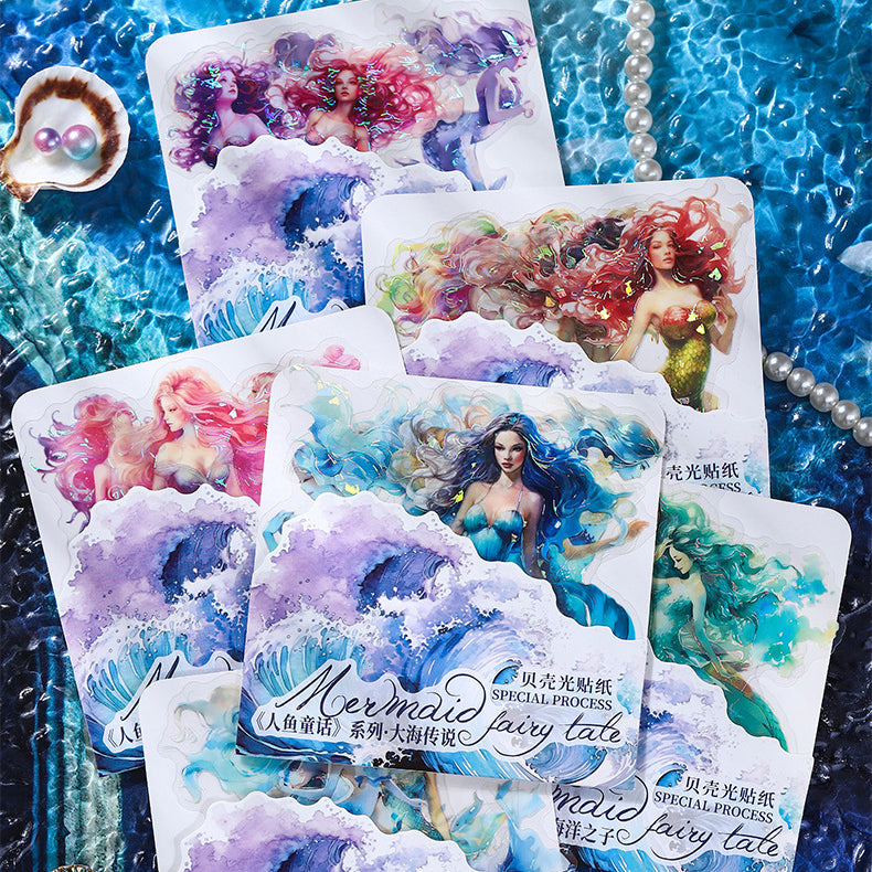 Mermaid Fairy Tale Sticker 5pcs