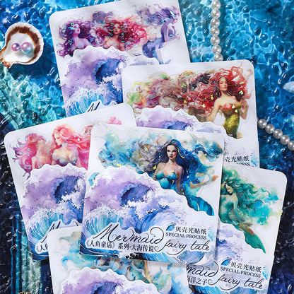 Mermaid Fairy Tale Sticker 5pcs