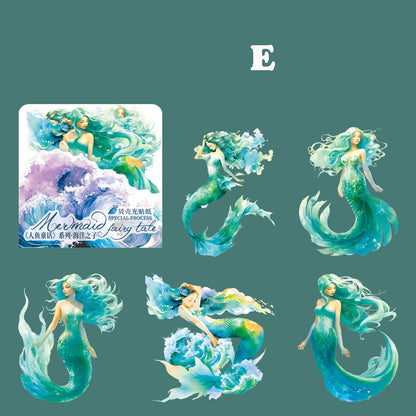 Mermaid Fairy Tale Sticker 5pcs