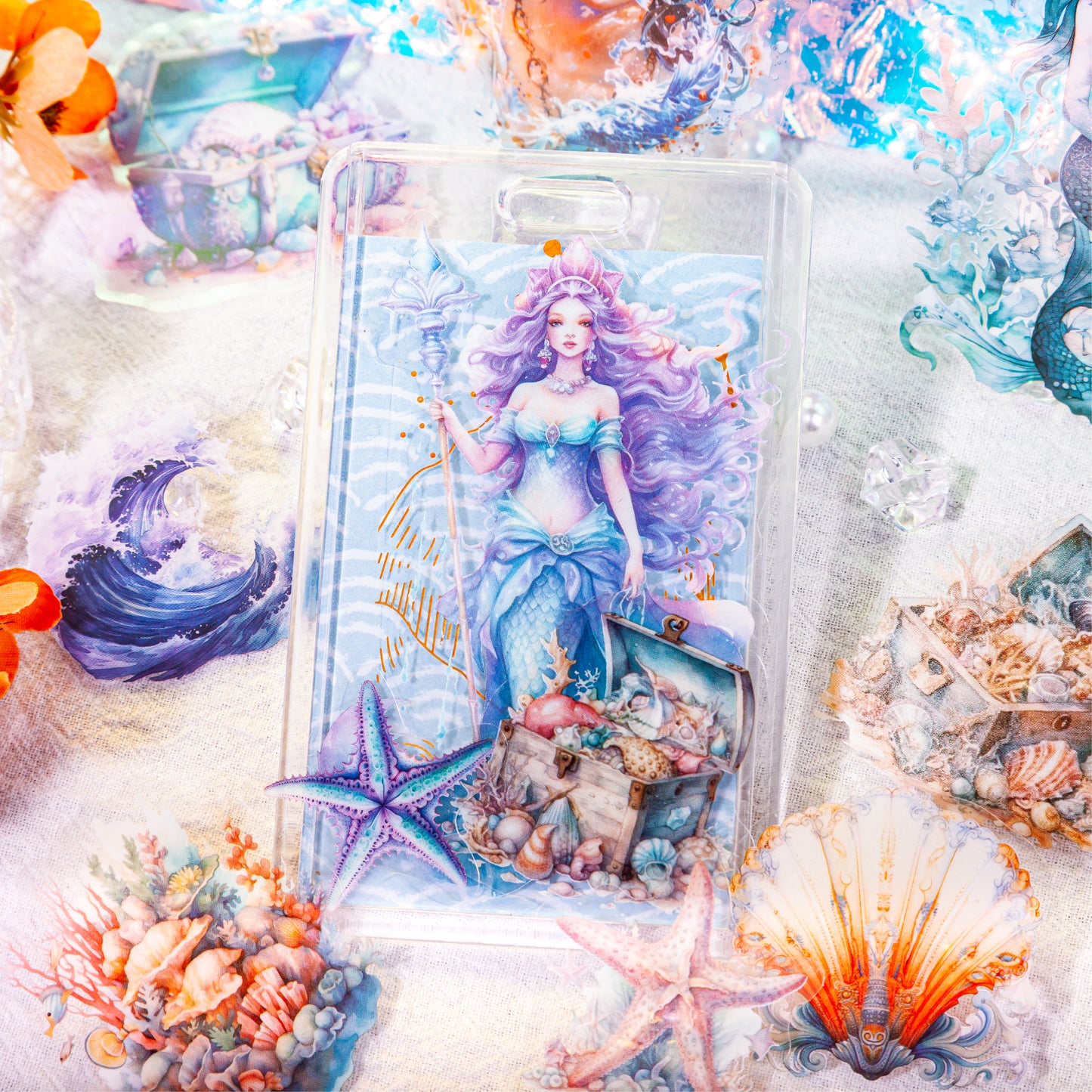Mermaid Sea God Sticker 20pcs