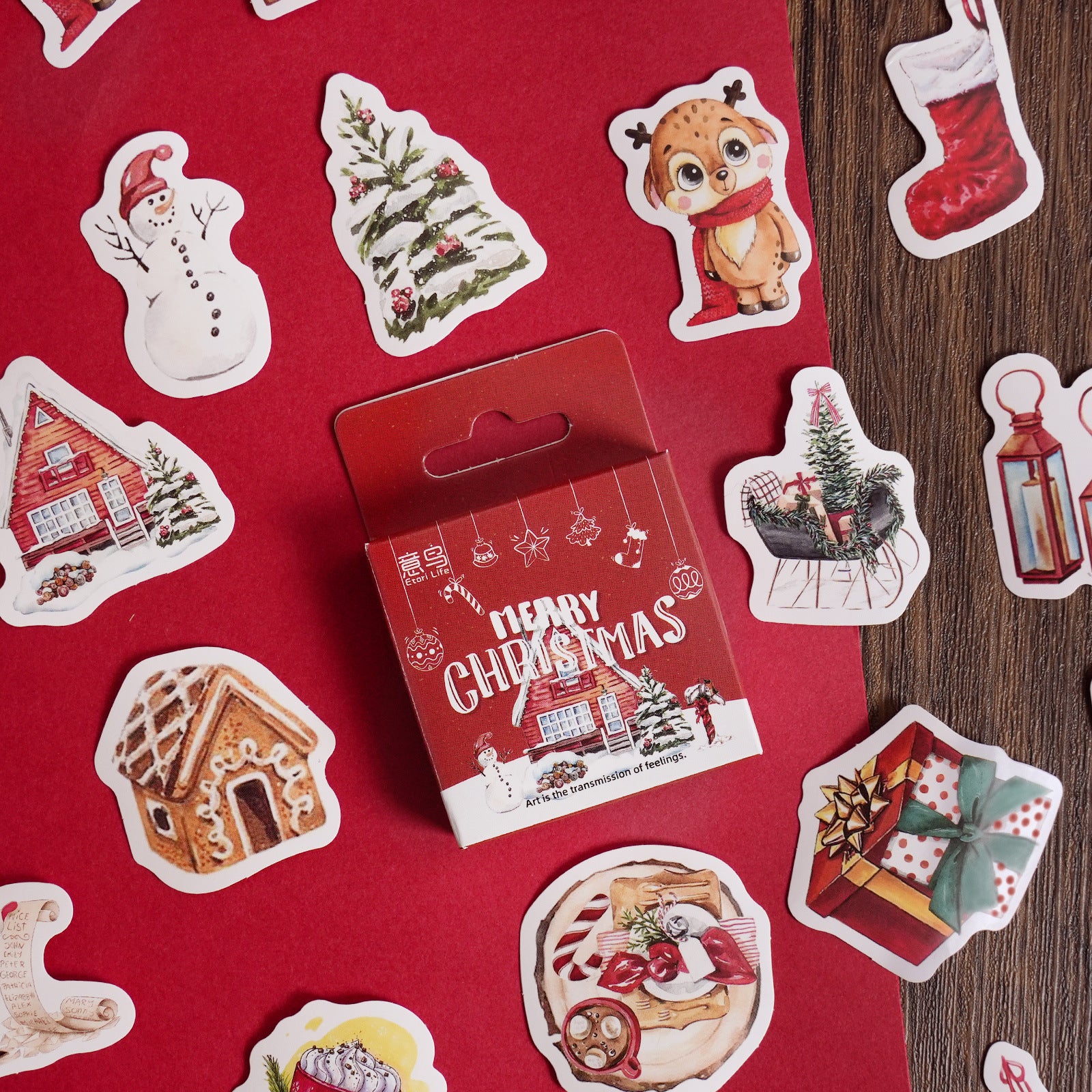 Merry Christmas Stickers 46pcs
