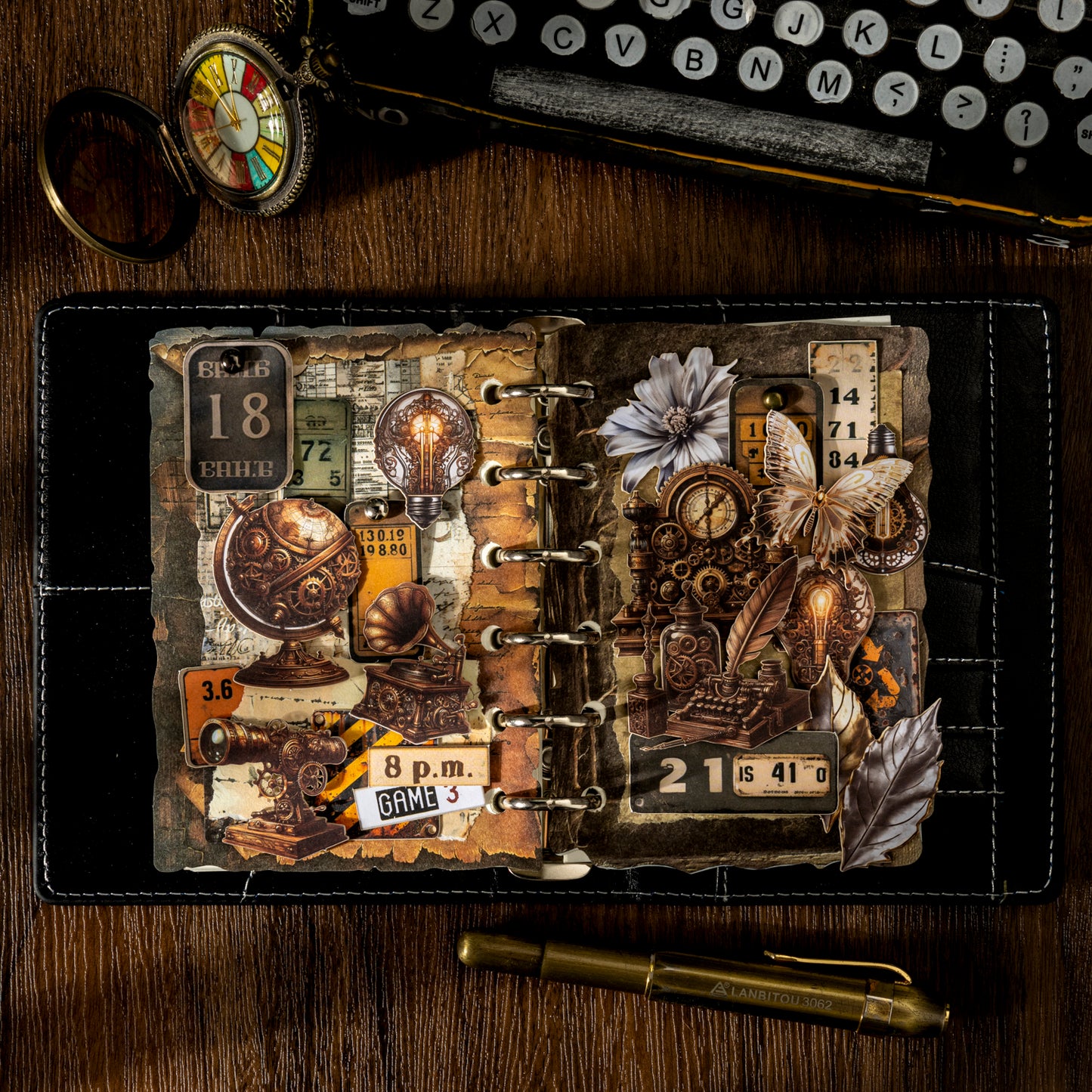 Metal Collection Room Sticker 20pcs