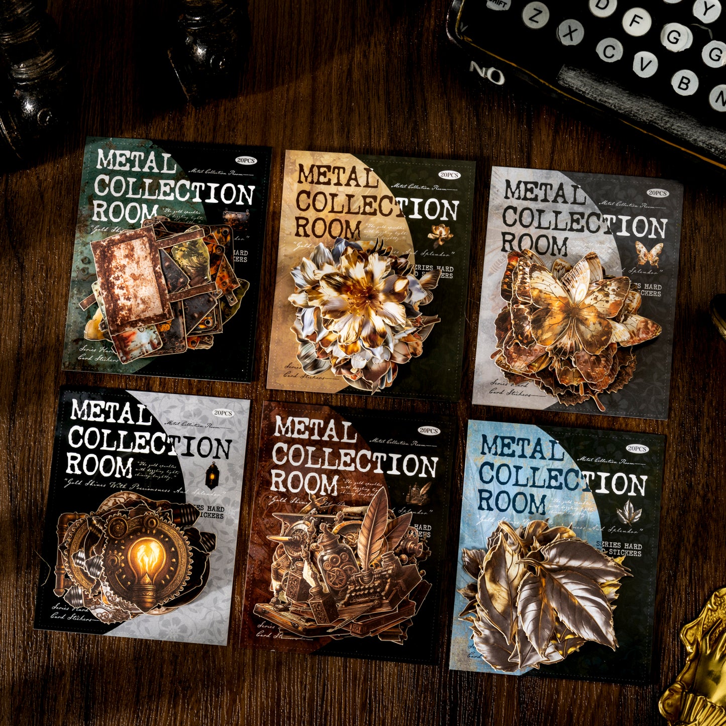 Metal Collection Room Sticker 20pcs