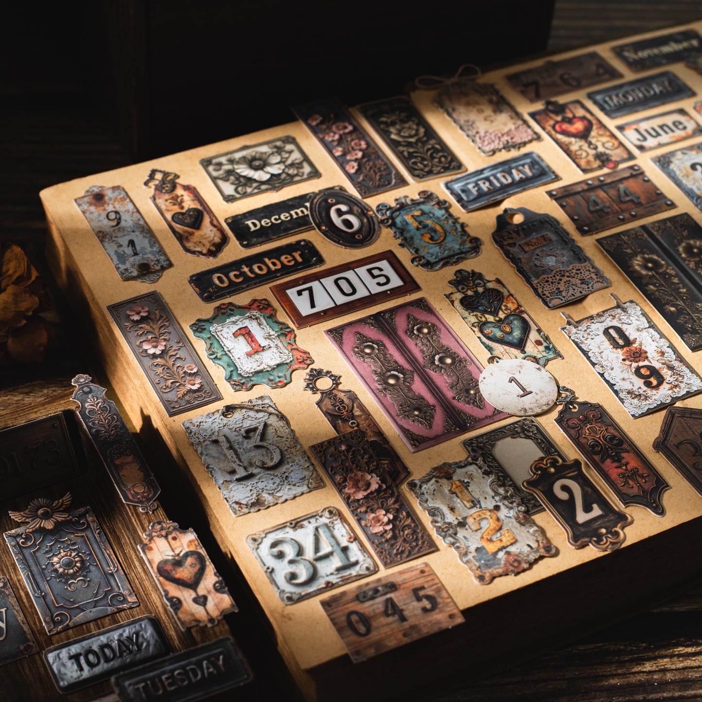 Metal Imprini Sticker 20pcs