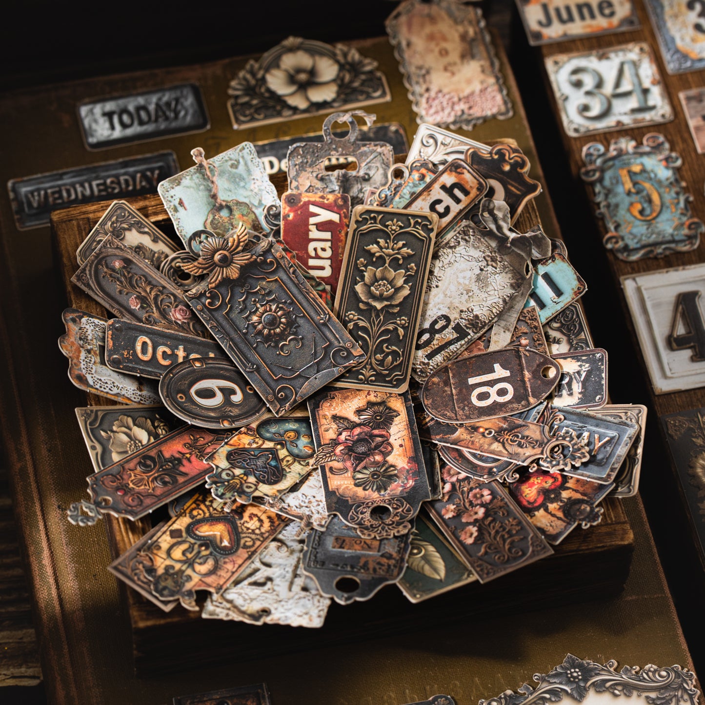 Metal Imprini Sticker 20pcs