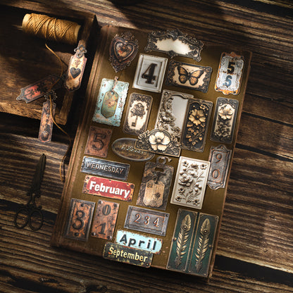 Metal Imprini Sticker 20pcs