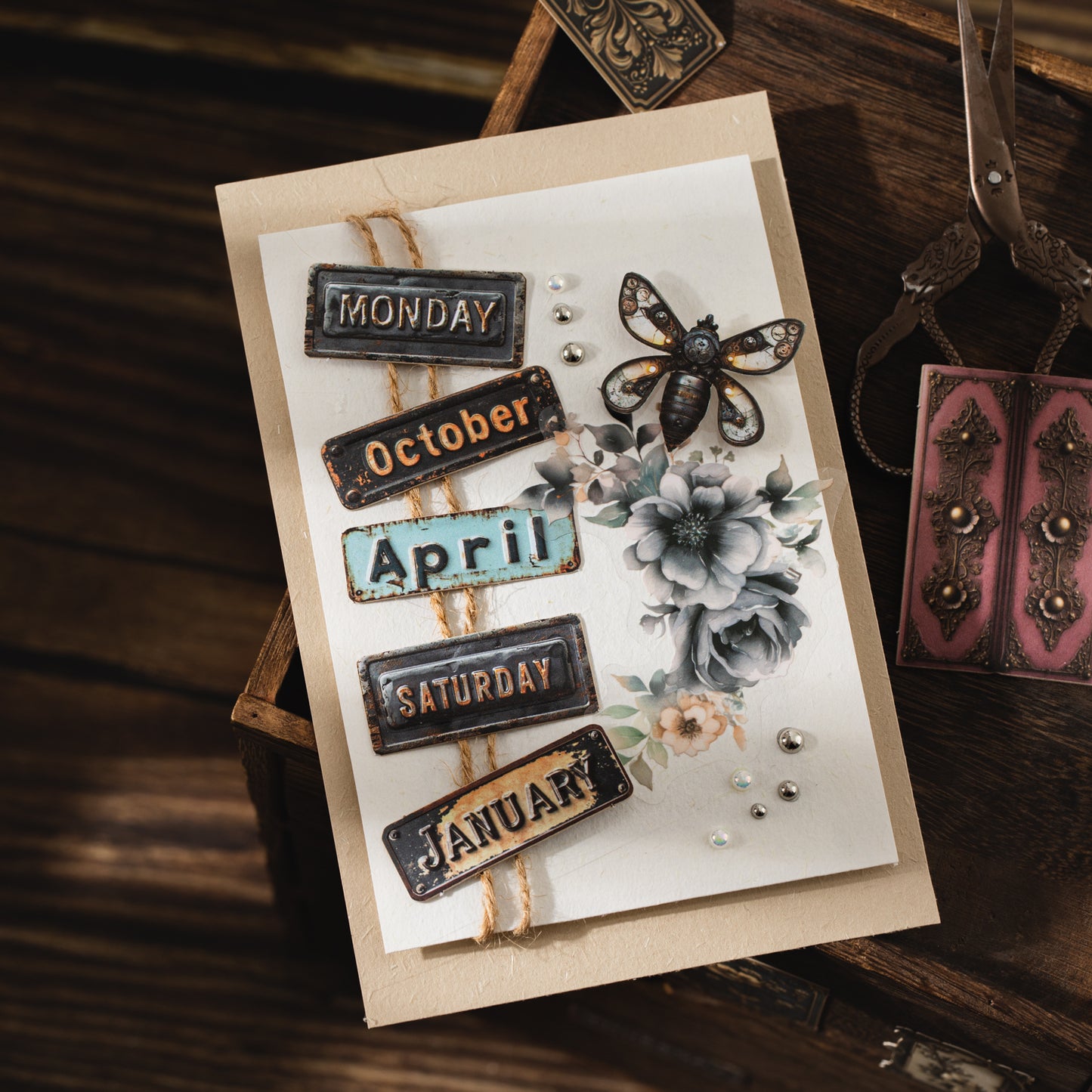 Metal Imprini Sticker 20pcs