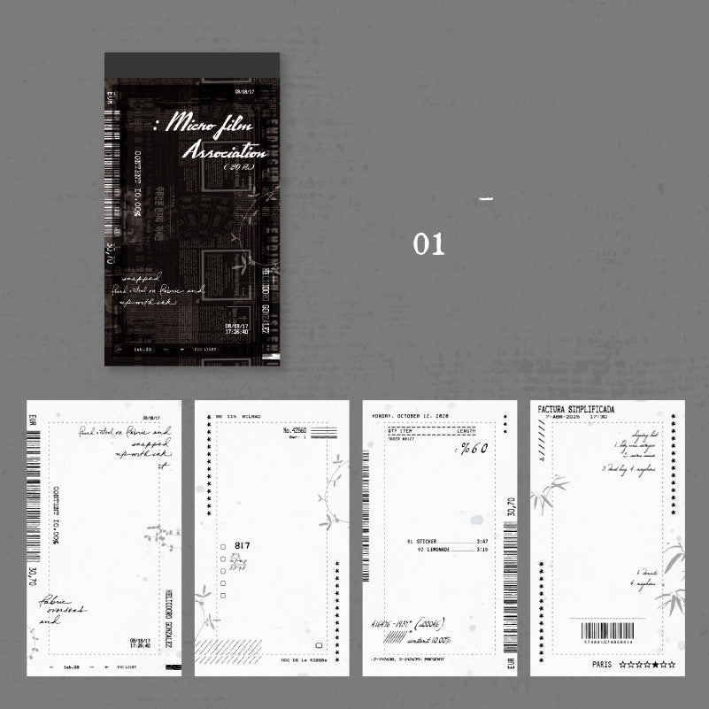 Micro Film Association Memo Pad 80pcs