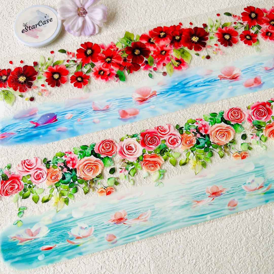 95cm*2m Midsummer Floral Tides Tape