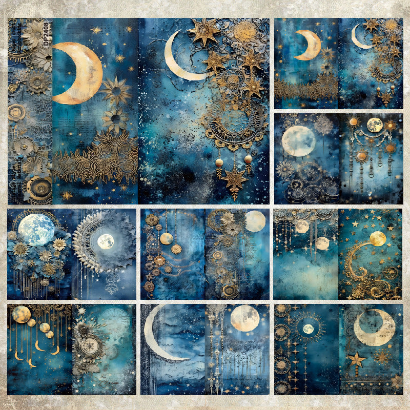 Moon Paper 8pcs