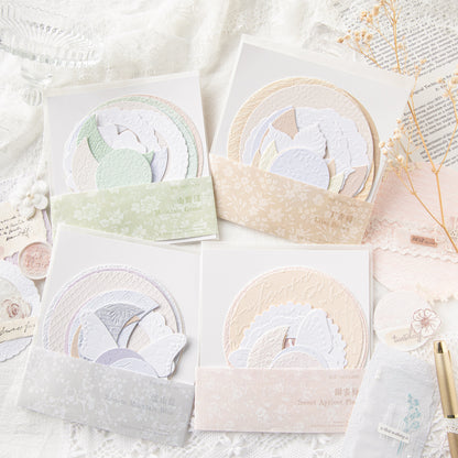 Moonlight Tune Relief Paper 13pcs