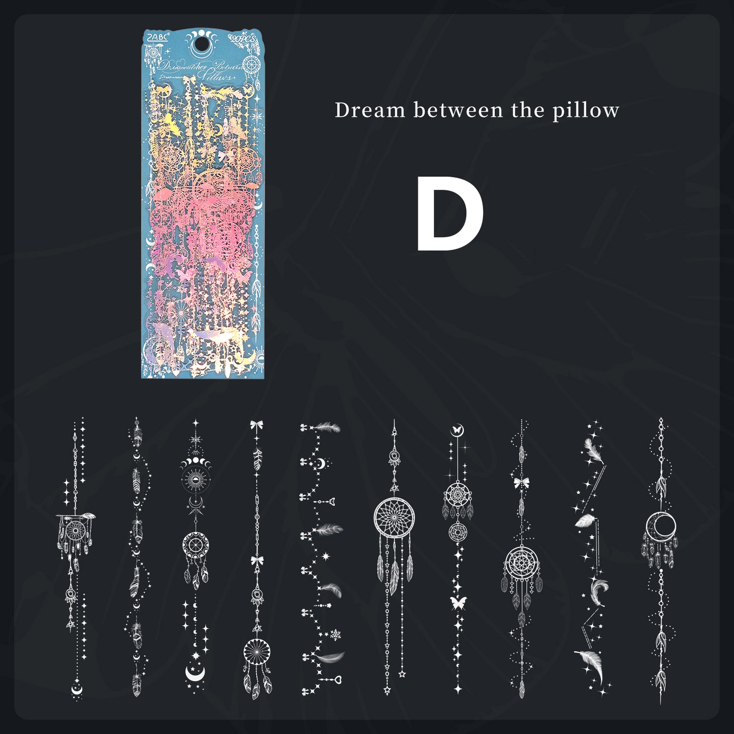 Moonlit Tidal Night Sticker 20pcs