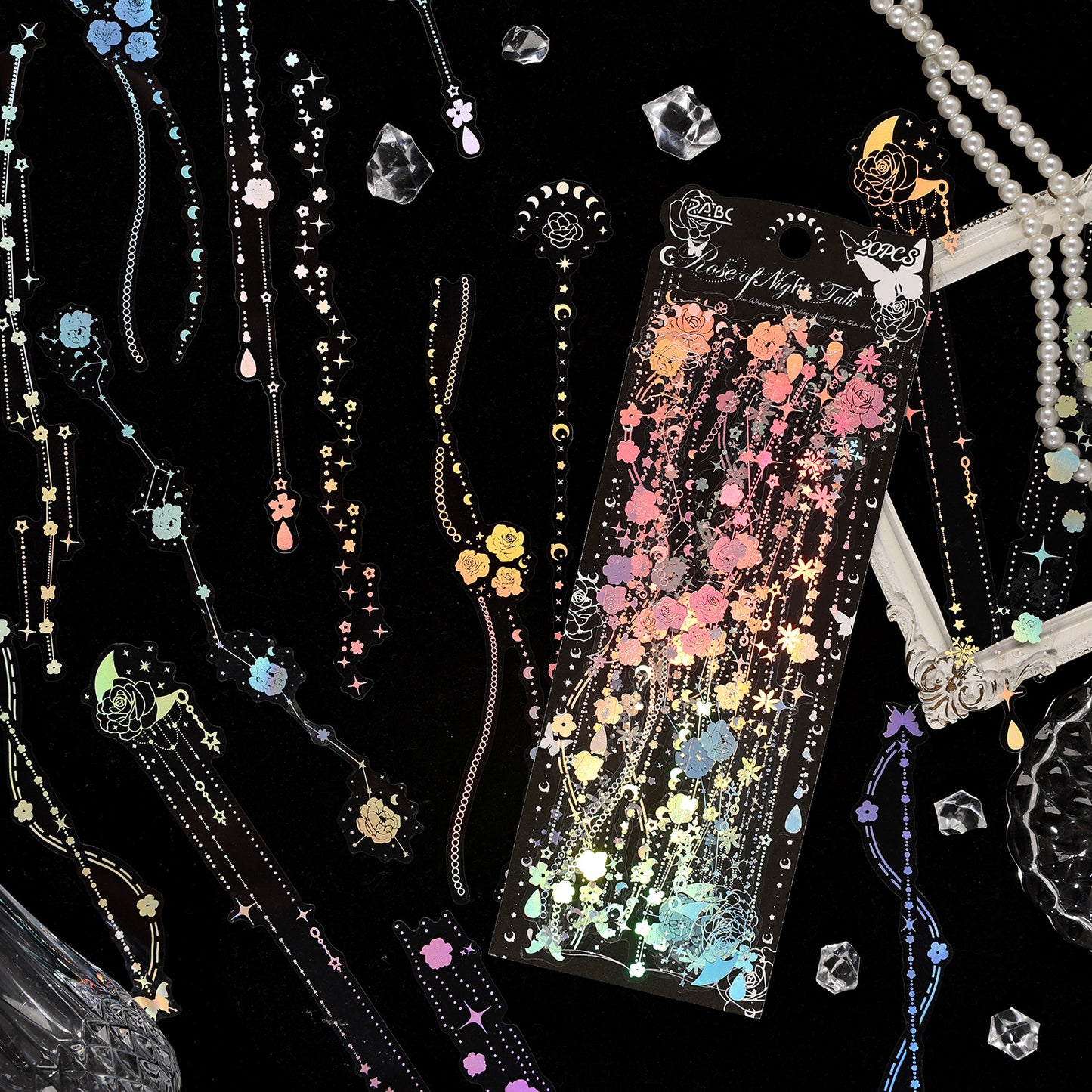 Moonlit Tidal Night Sticker 20pcs