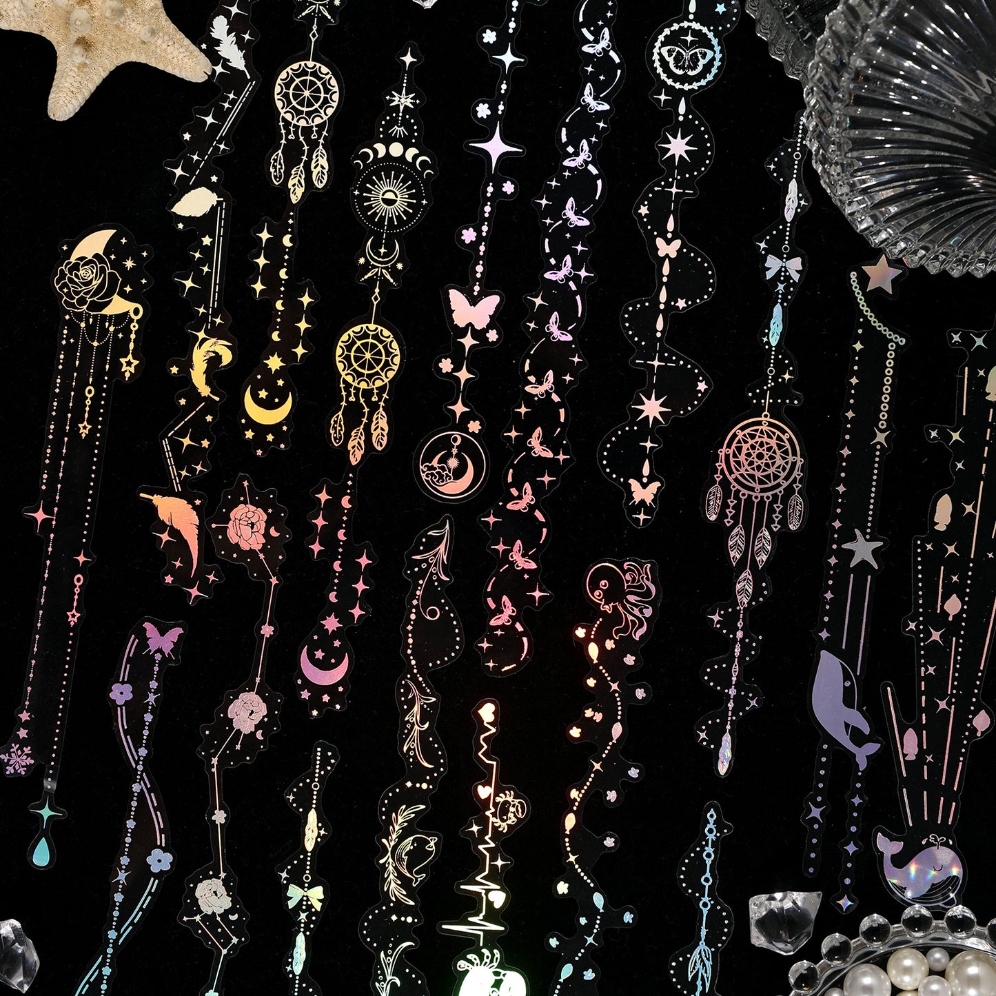 Moonlit Tidal Night Sticker 20pcs