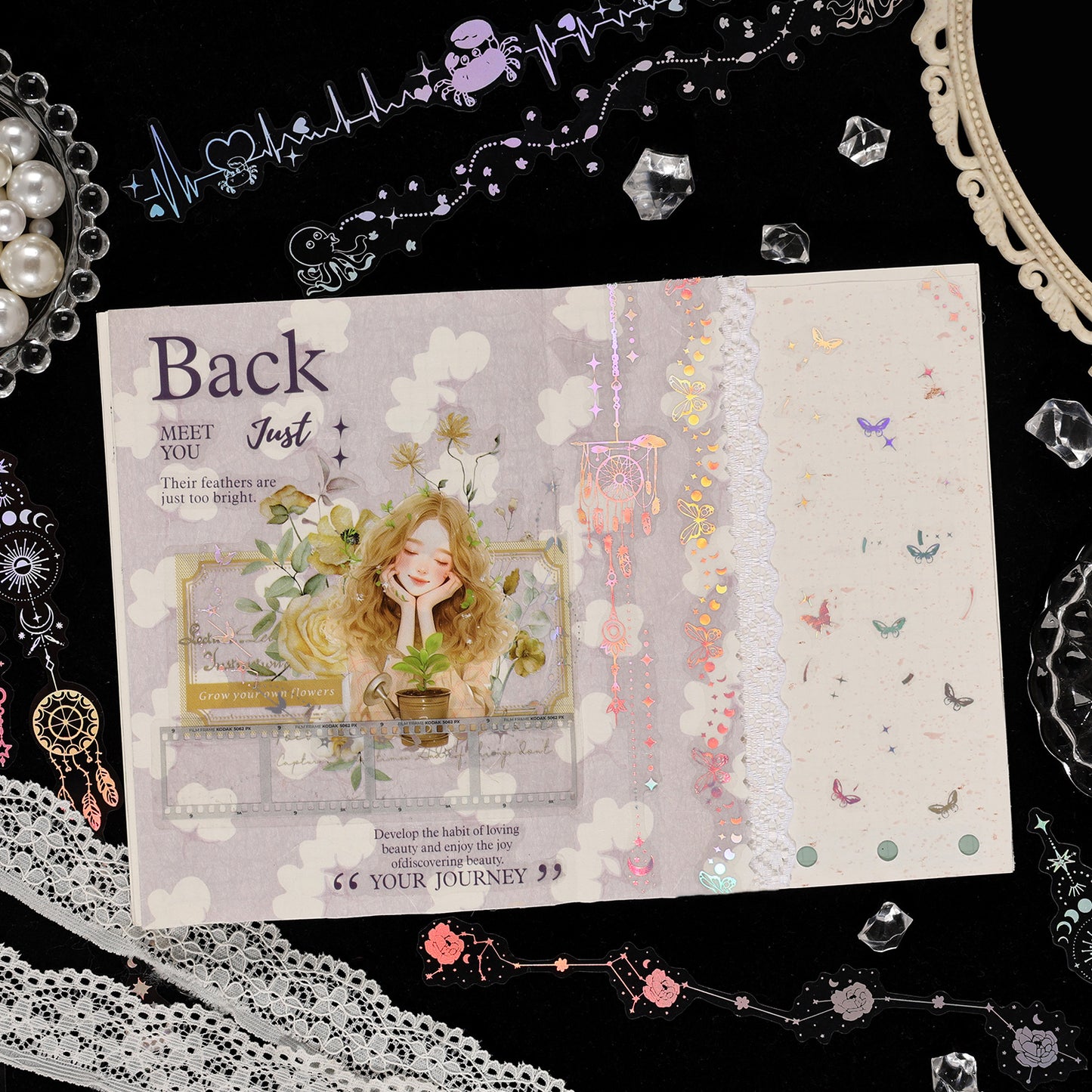 Moonlit Tidal Night Sticker 20pcs