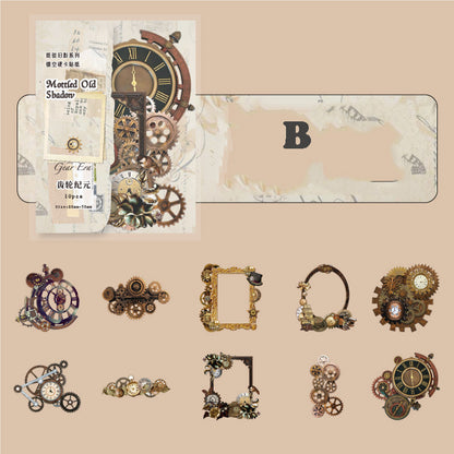 Mottled Old Shadow Sticker 10pcs