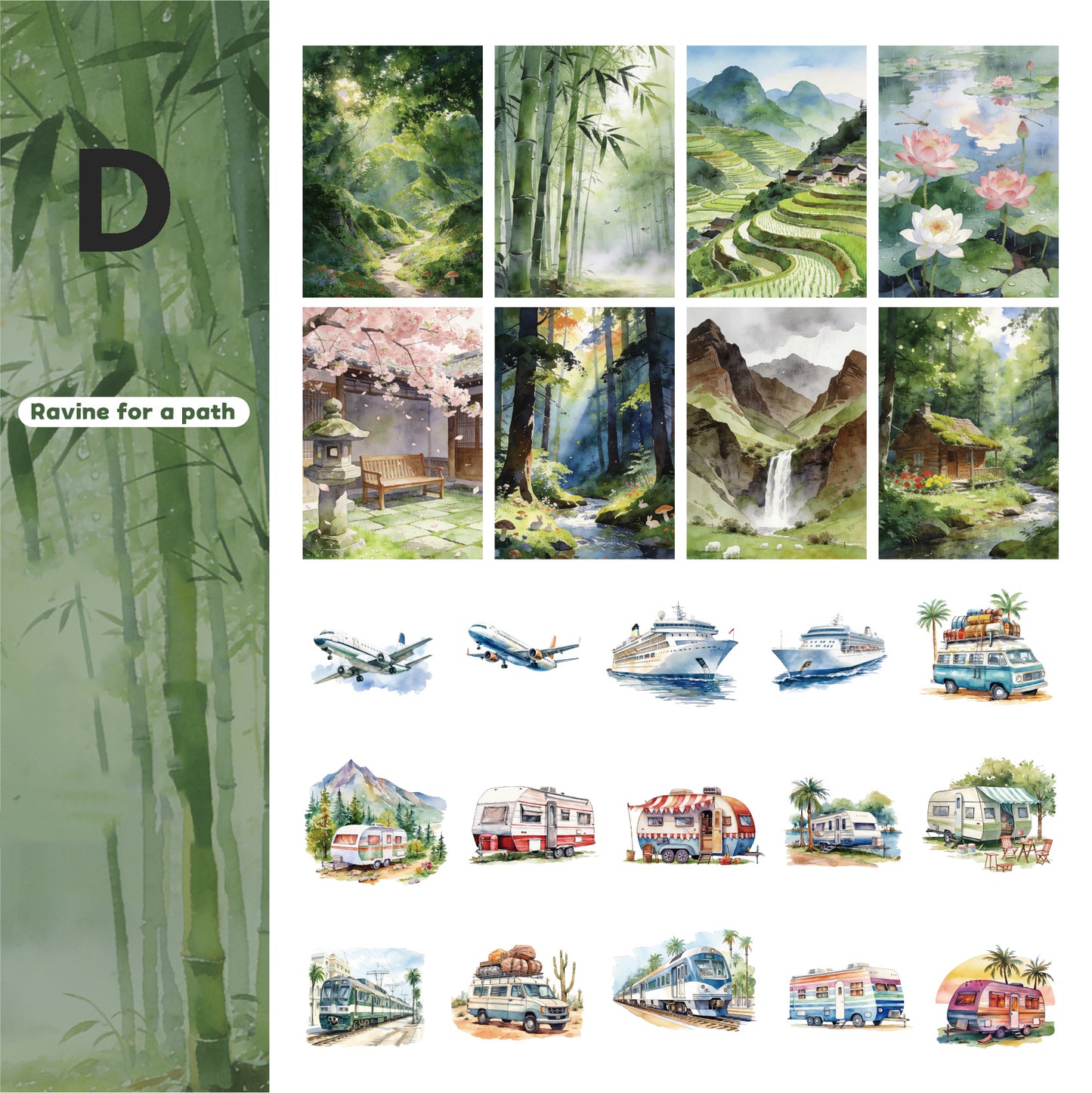 Mountain Wilderness Companion Sticker 46pcs