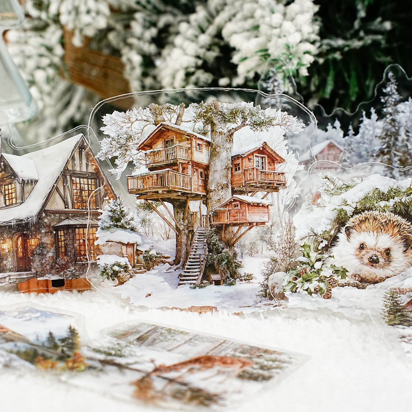 Mountains and Rivers in Art Sticker 20pcs