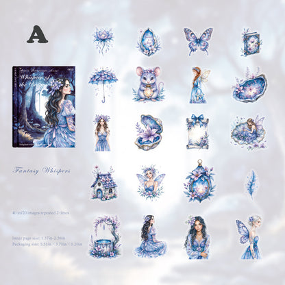 Muse Illusion Sticker 40pcs