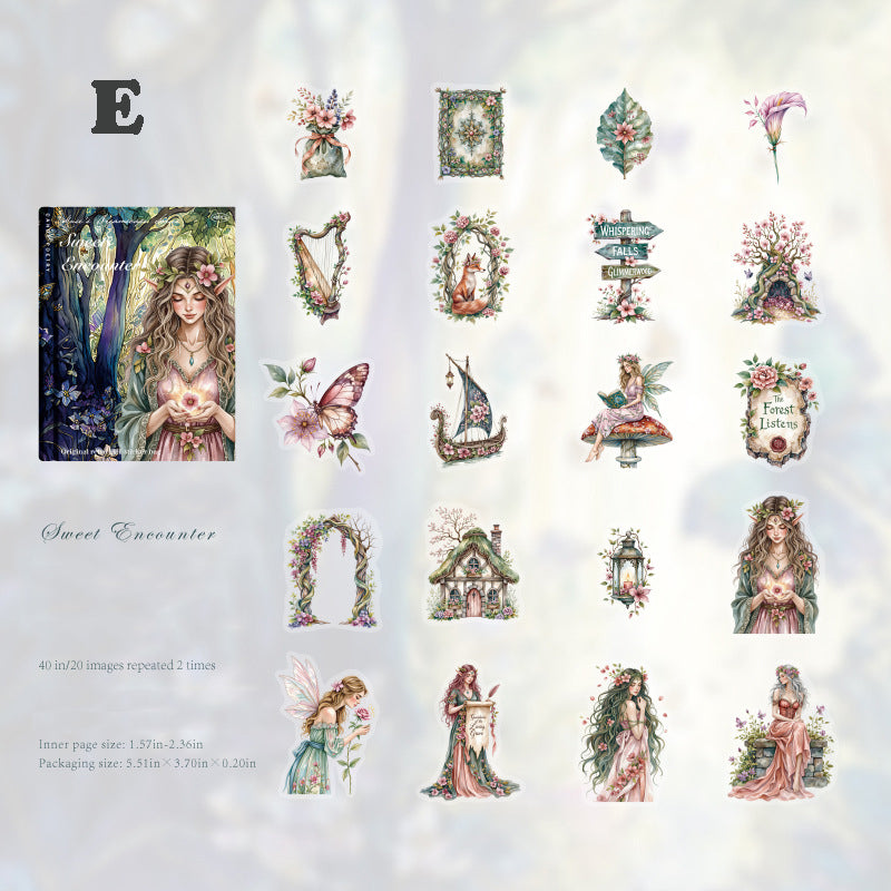 Muse Illusion Sticker 40pcs