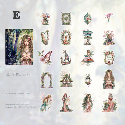 Muse Illusion Sticker 40pcs