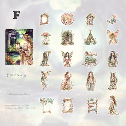 Muse Illusion Sticker 40pcs