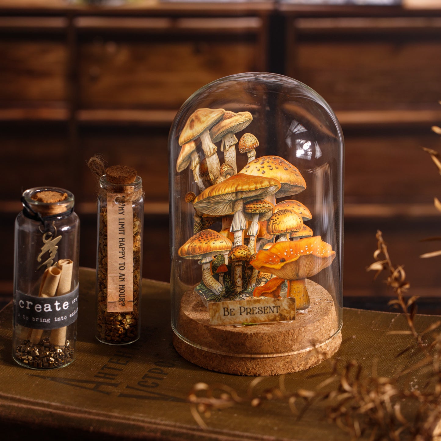 Mushroom Specimen Collection Sticker 25pcs