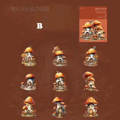 Mushroom Sticker 18pcs