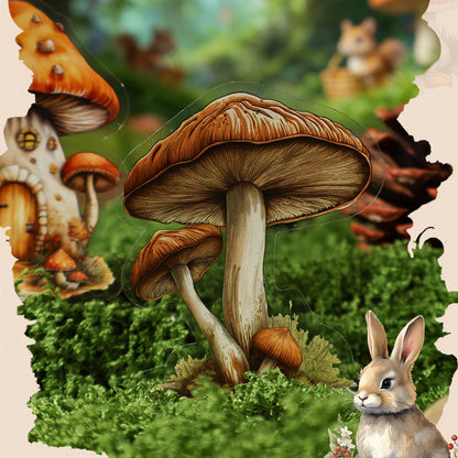 Mushroom Sticker 18pcs