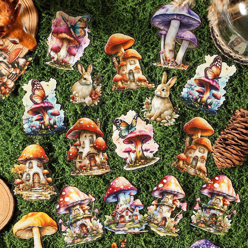 Mushroom Sticker 18pcs