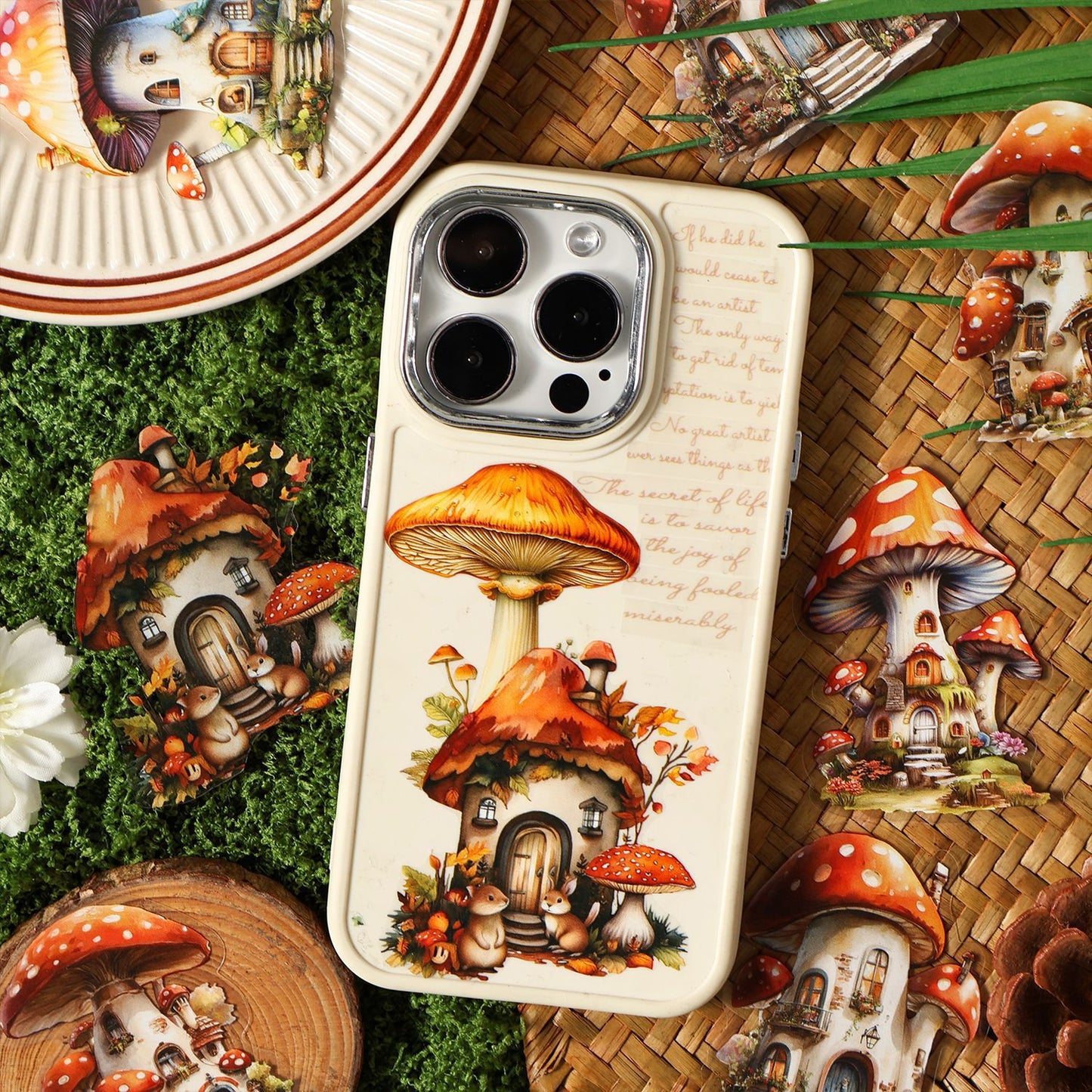 Mushroom Sticker 18pcs