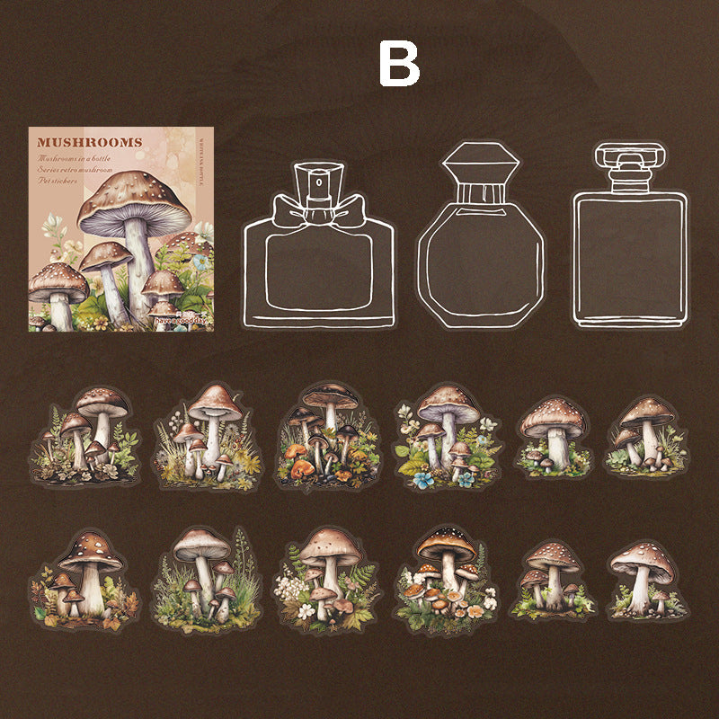 Mushroom in A Bottle Stickers 30pcs