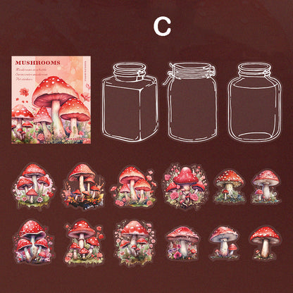 Mushroom in A Bottle Stickers 30pcs