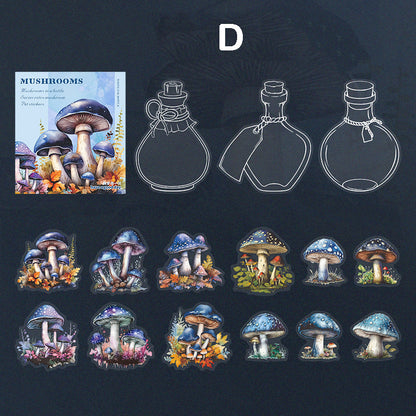 Mushroom in A Bottle Stickers 30pcs