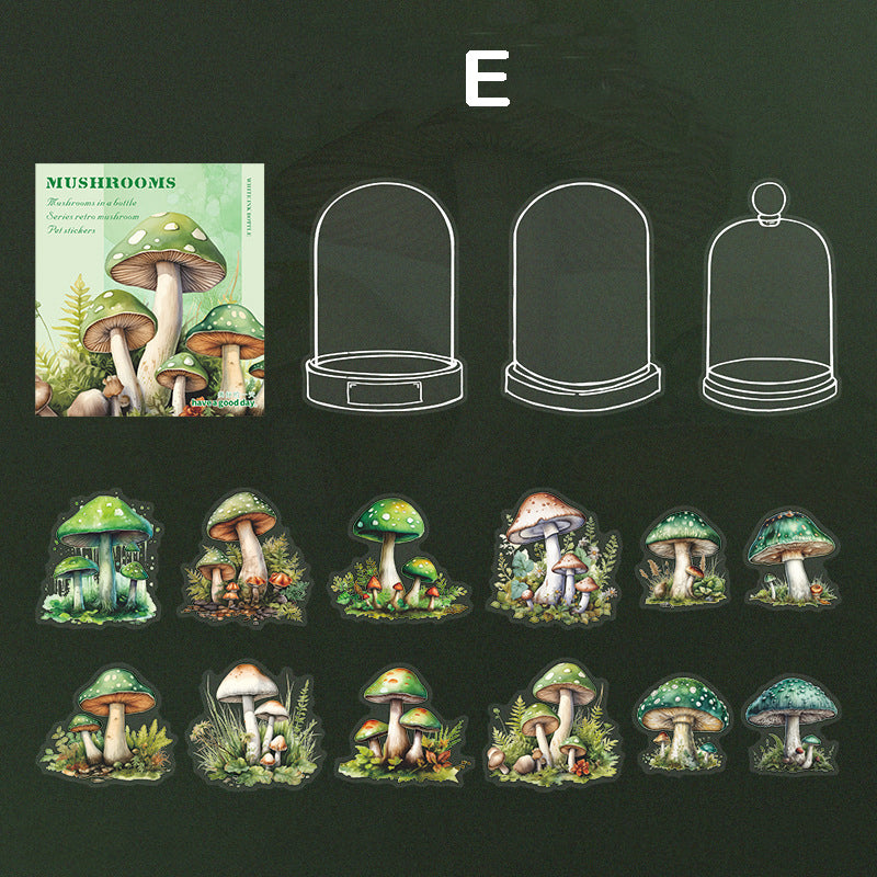 Mushroom in A Bottle Stickers 30pcs