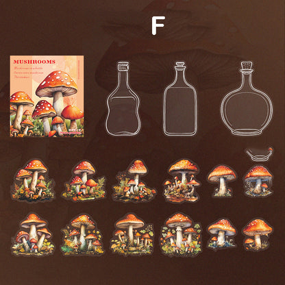 Mushroom in A Bottle Stickers 30pcs