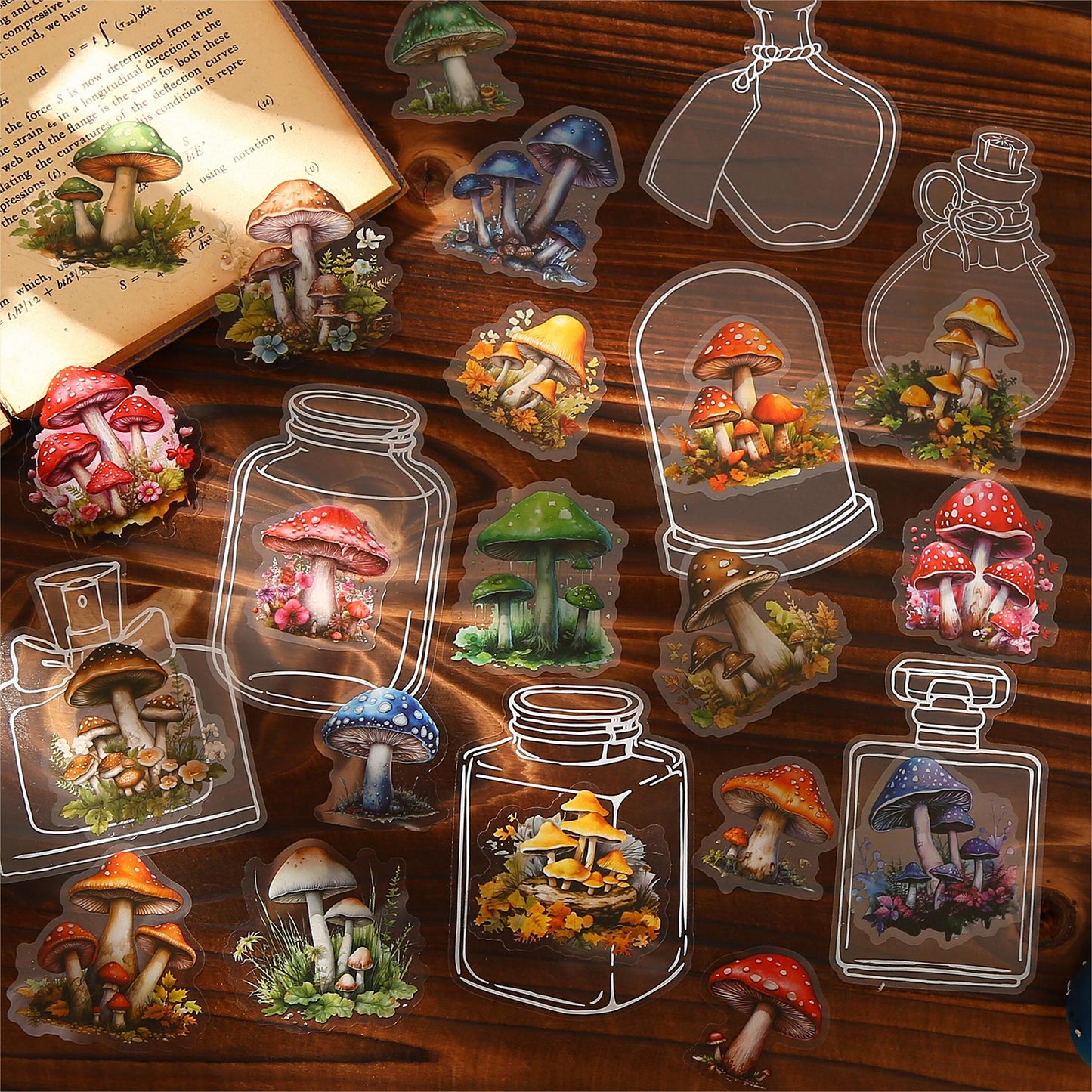 Mushroom in A Bottle Stickers 30pcs