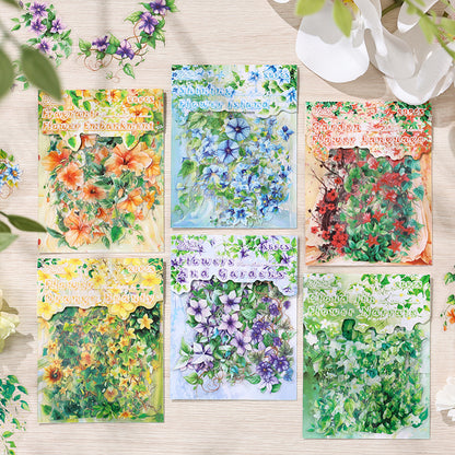 Flower Shallow Stickers 20pcs