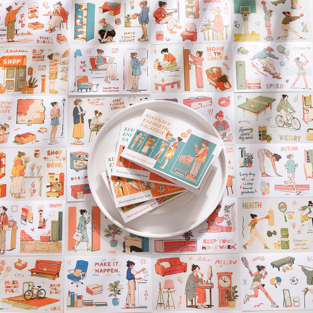 Nana's Energetic Vacation Sticker 20pcs