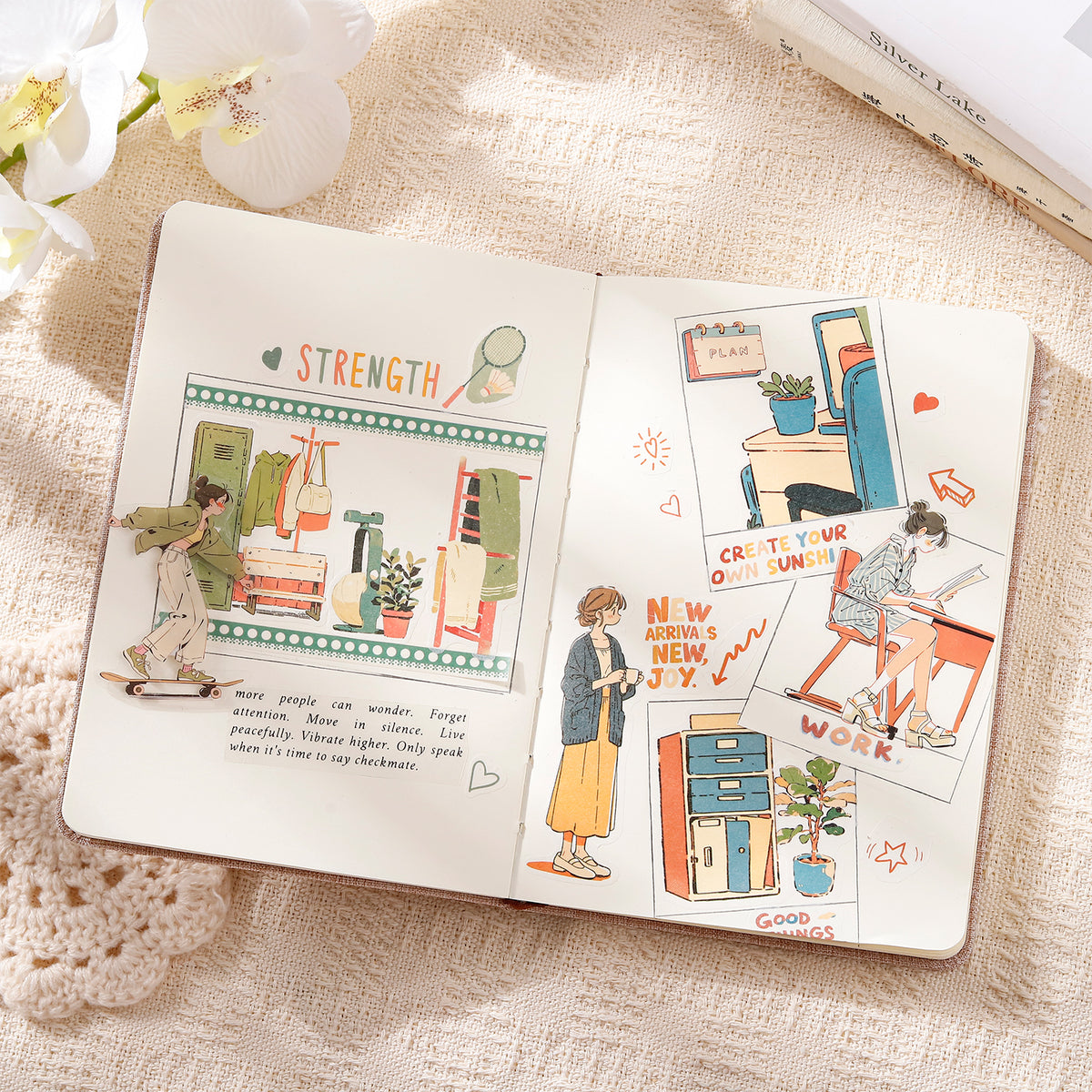 Nana's Energetic Vacation Sticker 20pcs