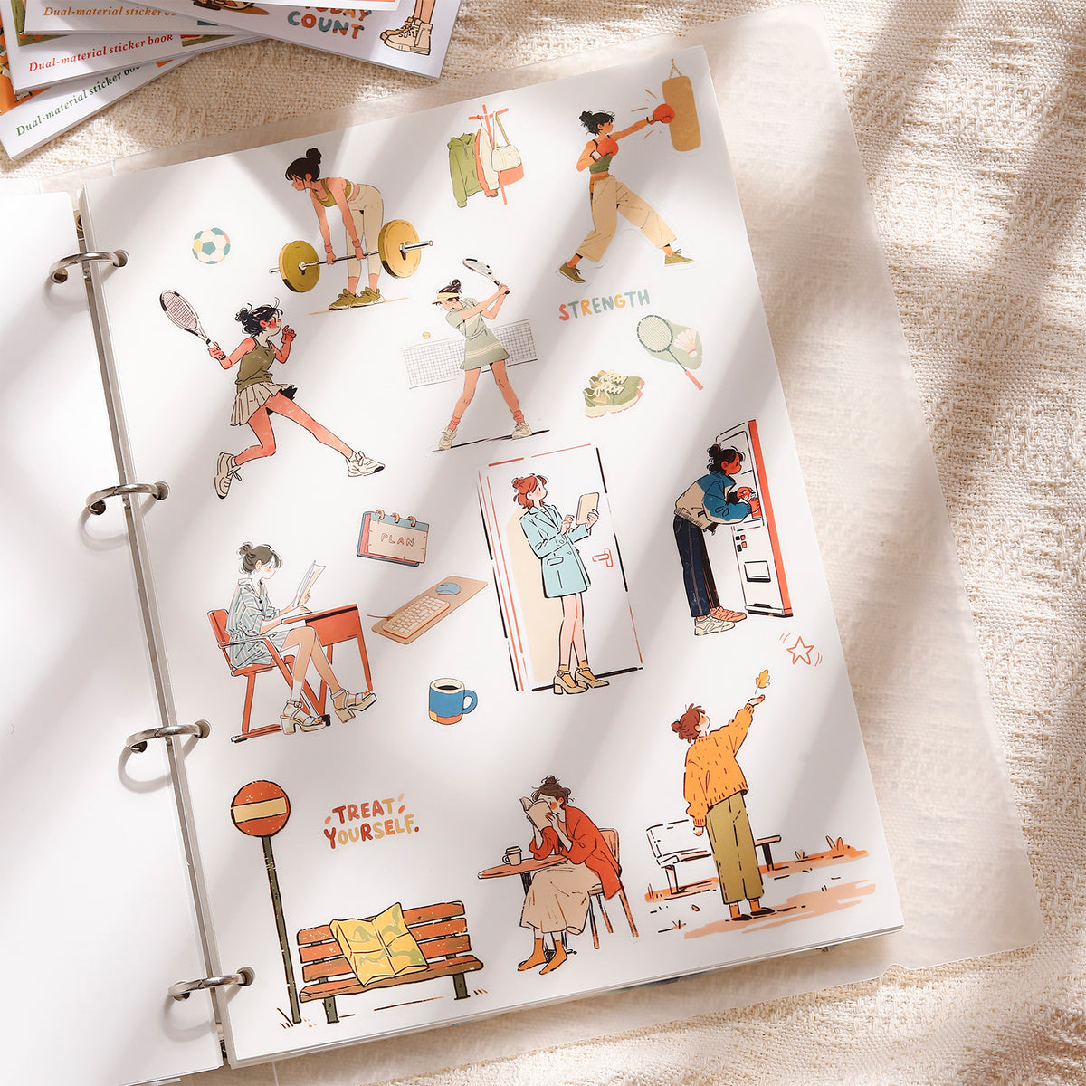 Nana's Energetic Vacation Sticker 20pcs