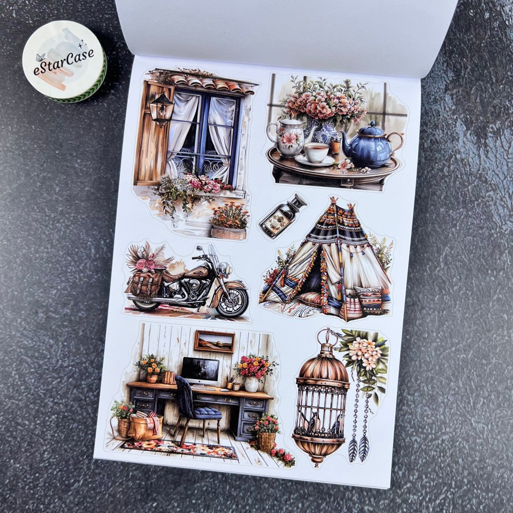 Natural Aesthetics Sticker Book