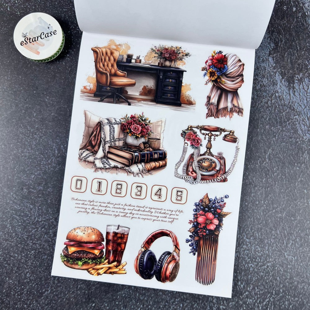 Natural Aesthetics Sticker Book