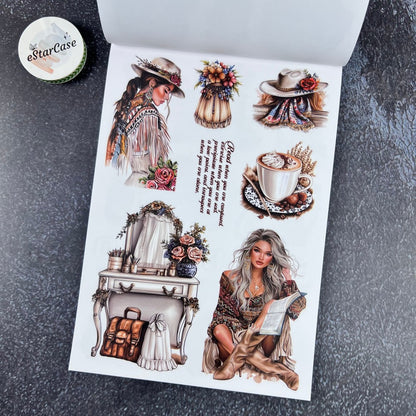 Natural Aesthetics Sticker Book